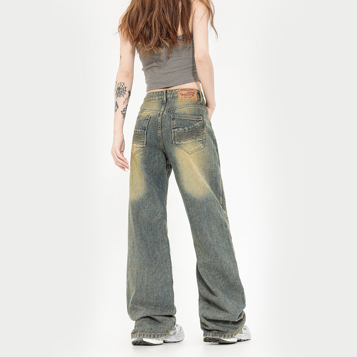 High Quality Yellow Mud Jeans